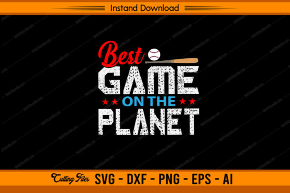 Best Game on the Planet - Baseball Graphics for Crafts