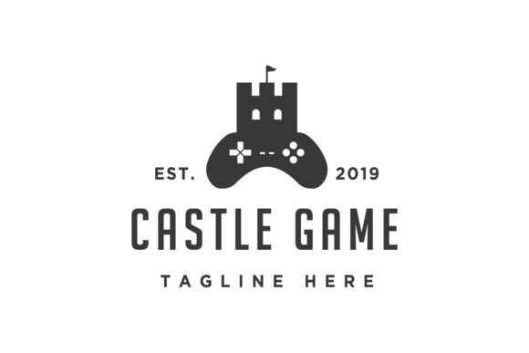 Castle Game Logo and Graphics Template for Local Brands