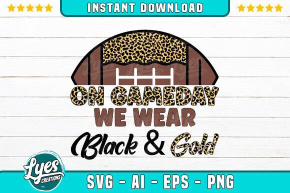 On Game Day We Wear Black Gold: A Graphics Review for Crafts